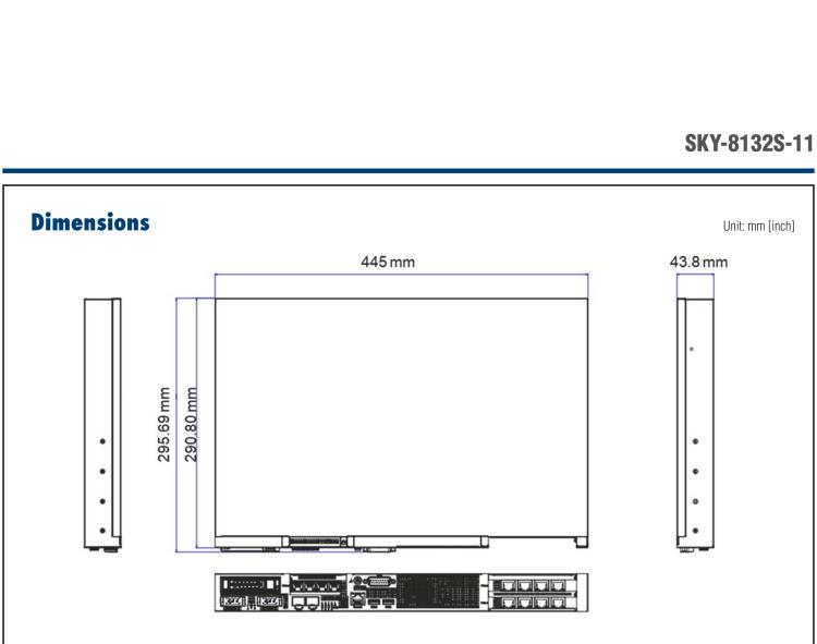 研華SKY-8132S-11 Ultra-short Depth 1U Edge Server based on 3rd Gen Intel? Xeon? Scalable Processor