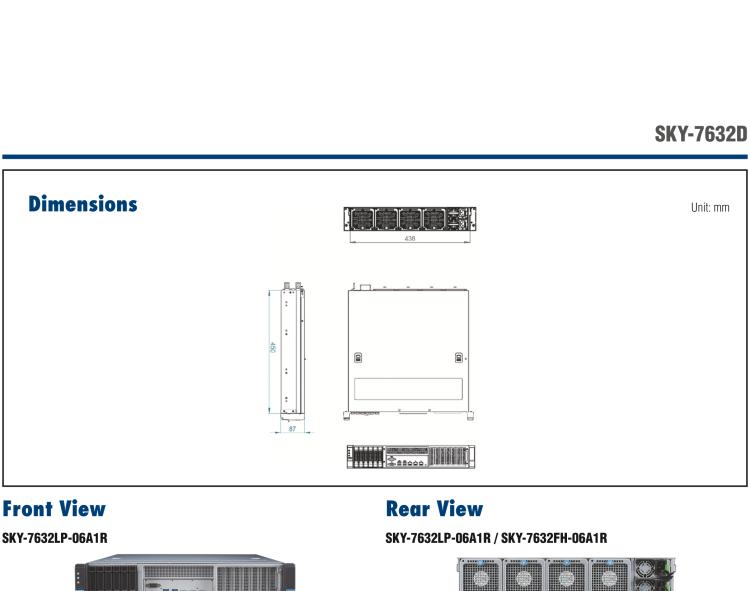 研華SKY-7632D 2U Edge Sever with 3rd Gen. Intel? Xeon? Scalable Processors