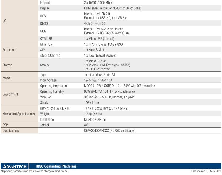 研華MIC-710AI 基于 NVIDIA? Jetson Nano?平臺的AI 邊緣端推理服務(wù)器