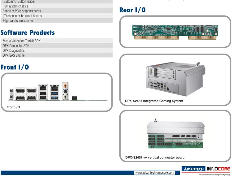 研華DPX-S451 The DPX?-S451 is based on the AMD Ryzen? Embedded R2000 Series platform. . Four DisplayPort ports and graphics card are supported