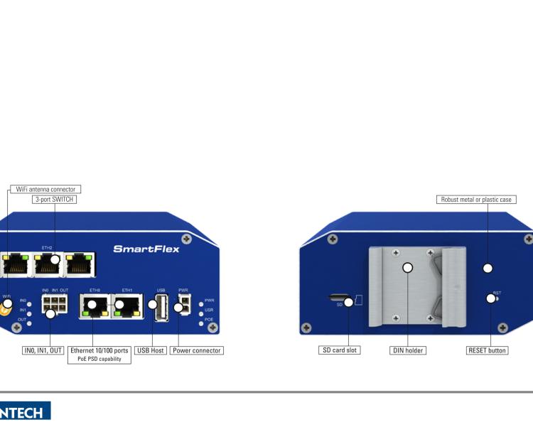 研華BB-SR30019120-SWH SmartFlex、開關(guān)、5E、USB、2I/O、SD、W、PD、W、SL、SWH