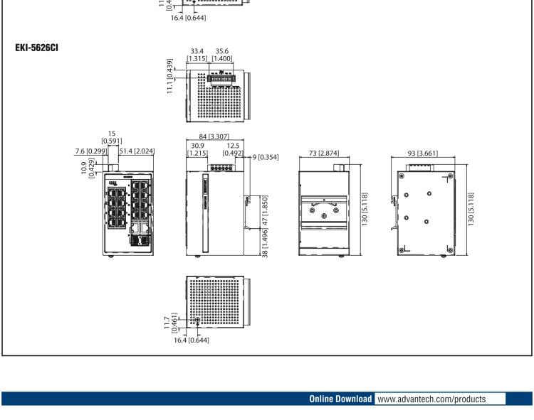 研華EKI-5629CI 2千兆光電組合端口 + 8百兆網(wǎng)口ProView(組態(tài))系列工業(yè)以太網(wǎng)交換機(jī)