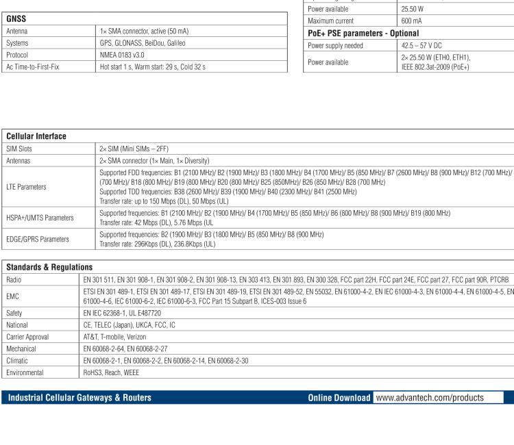 研華BB-SR31000415 SmartFlex, Global, 3x ETH, 1x RS232, 1x RS485, Plastic, ACC Int.