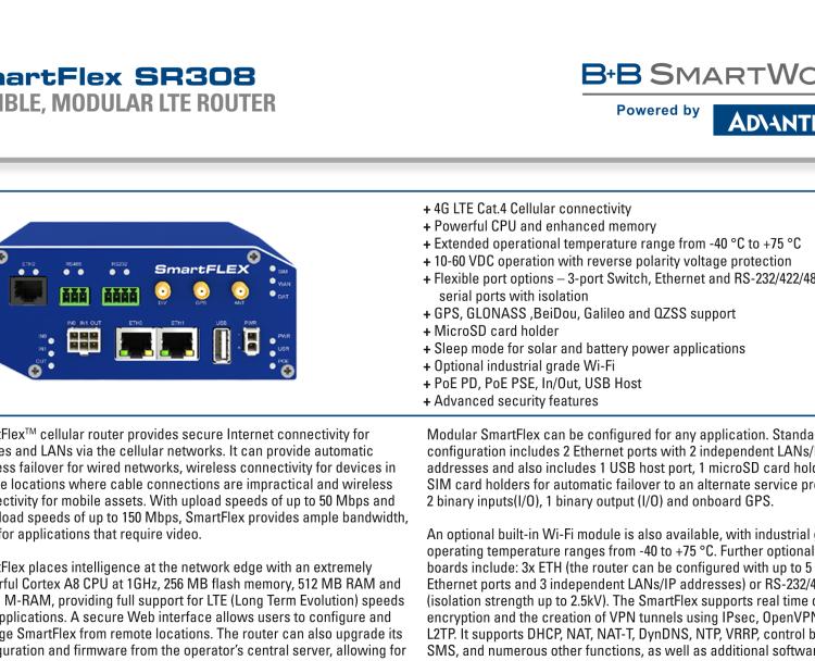 研華BB-SR30818125-SWH SmartFlex, AUS/NZ, 5x Ethernet, Wi-Fi, PoE PSE, Metal, International Power Supply (EU, US, UK, AUS)