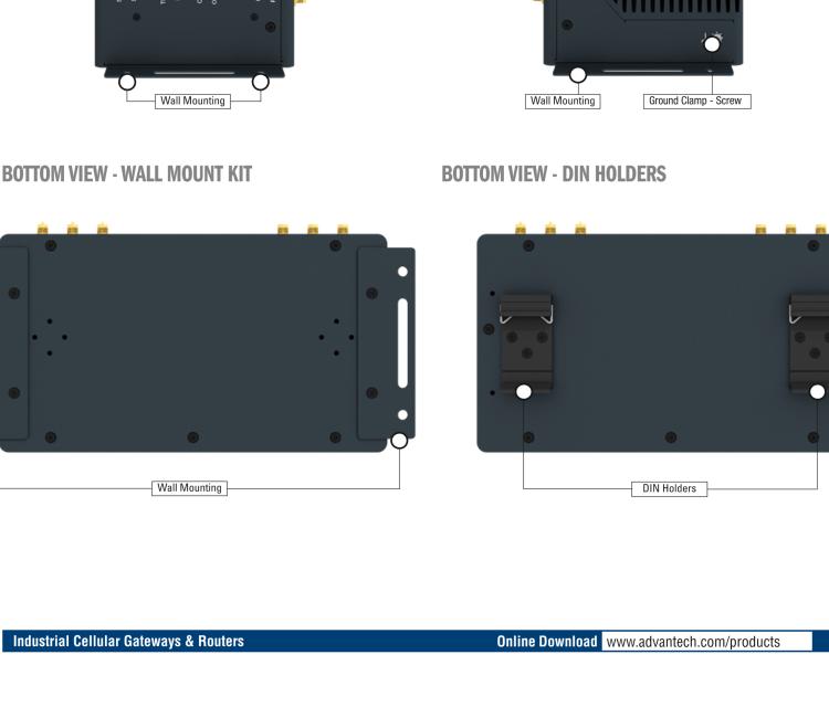 研華ICR-4434W1 ICR-4400, GLOBAL, 5× ETH, 1× RS232, 1× RS485, CAN, WIFI, SFP, USB, SD, No ACC