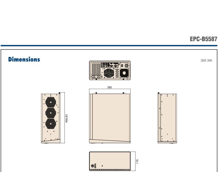 研華EPC-B5587 適配Intel? 第10代 Core i / Xeon W系列處理器，搭載W480E芯片組。標準4U上架，工業(yè)級品質(zhì)，穩(wěn)定可靠。廣泛適用于高端AI服務(wù)器等應(yīng)用。