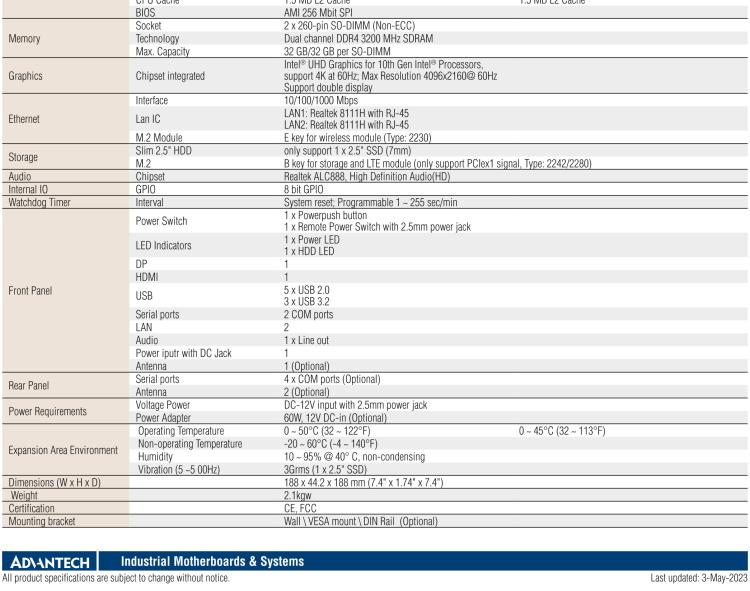 研華EPC-T4218 適配Intel 第8代 賽揚/凌動系列處理器。1U超薄高度，無風(fēng)扇系統(tǒng)，性能強勁，性價比高。