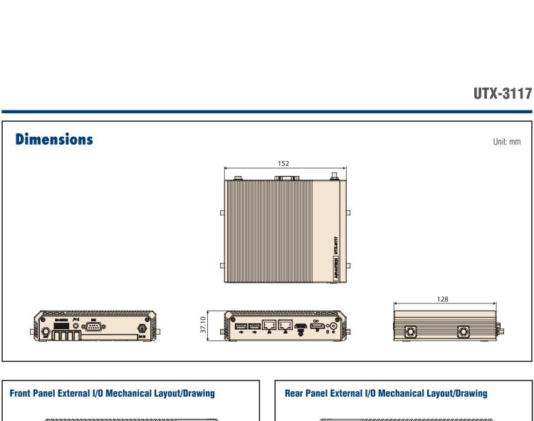 研華UTX-3117 低功耗，緊湊型，4G/WIFI/ BT/LoRa/NB IoT 物聯(lián)網(wǎng)邊緣智能網(wǎng)關(guān)