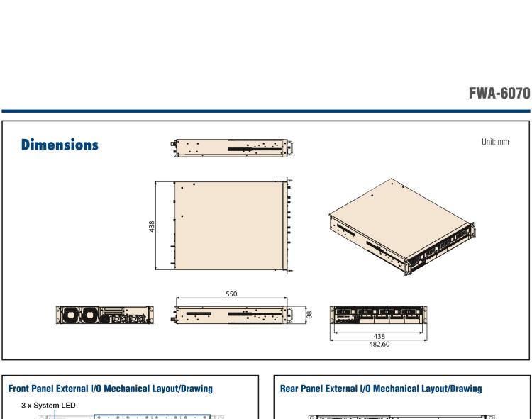 研華FWA-6070 基于單個Intel?Xeon?可擴展系列處理器的2U機架式網(wǎng)絡(luò)應(yīng)用平臺