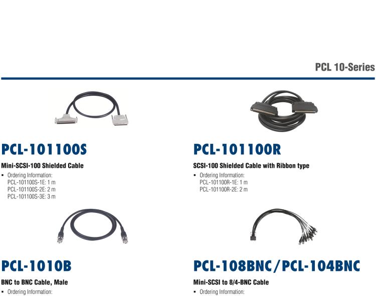 研華PCL-10488 IEEE-488 Cable, 2m